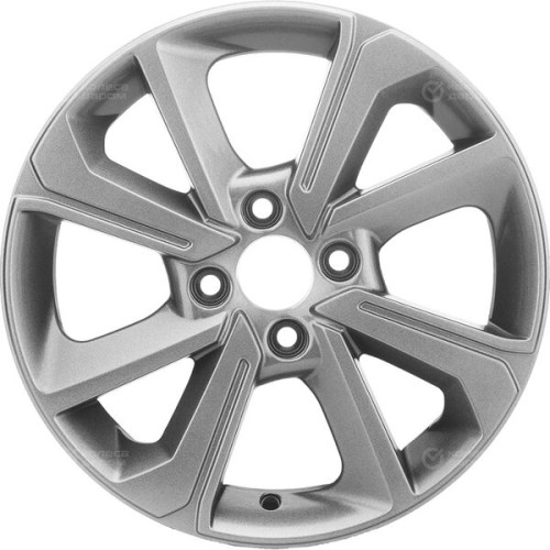 Колесный диск Carwel Воже 1501 6xR15 4x100 ET50 DIA60.1 темно-серебристый
