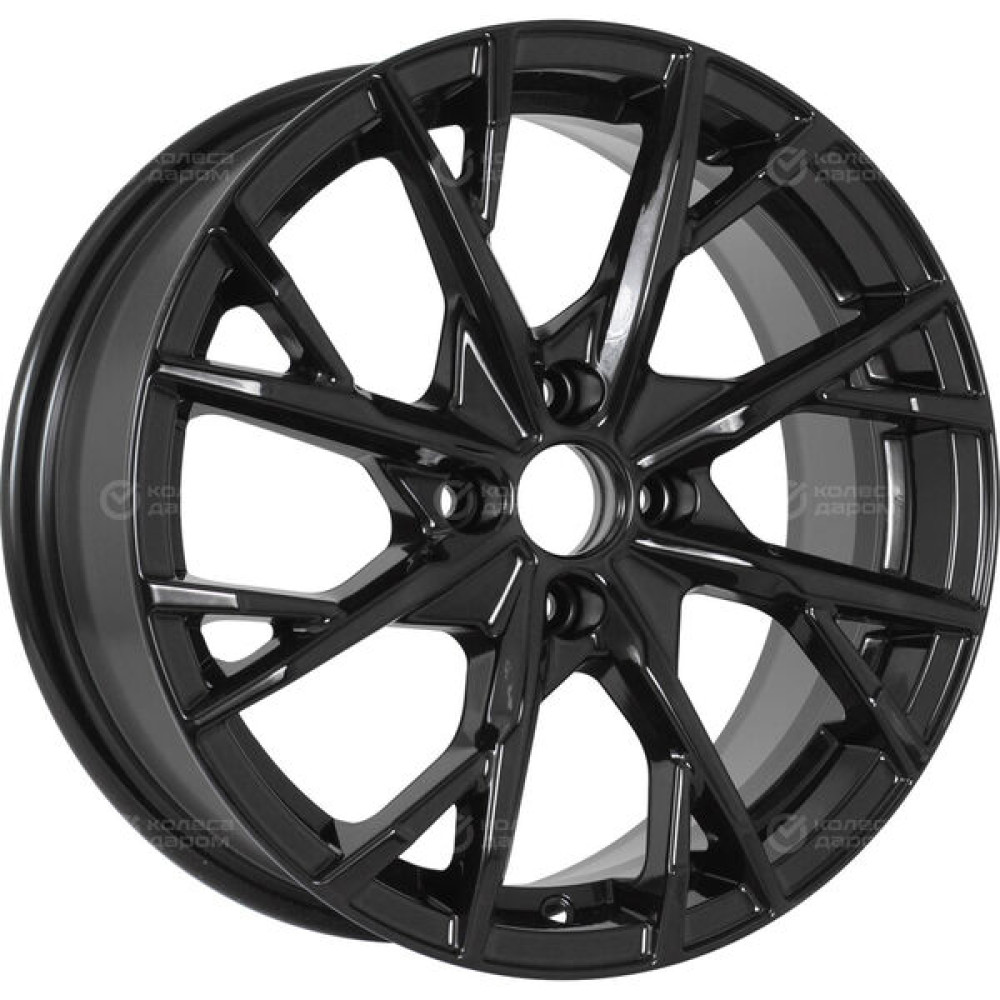 Колесный диск WUP Up126 6.5xR16 4x100 ET35 DIA67.1 черный глянцевый