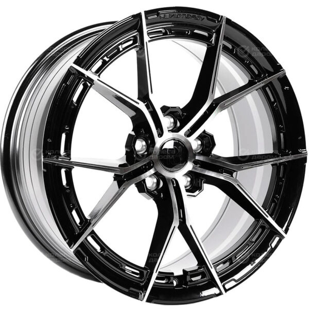 Колесный диск Vorsteiner VFX002 8.5xR18 5x108 ET35 DIA73.1 черный с полированными спицами
