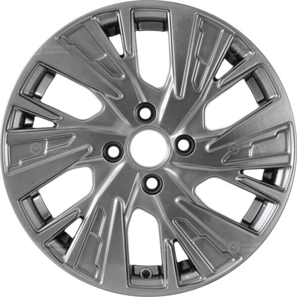 Колесный диск KDW KD1580 6xR15 4x100 ET46 DIA54.1 темно-серый