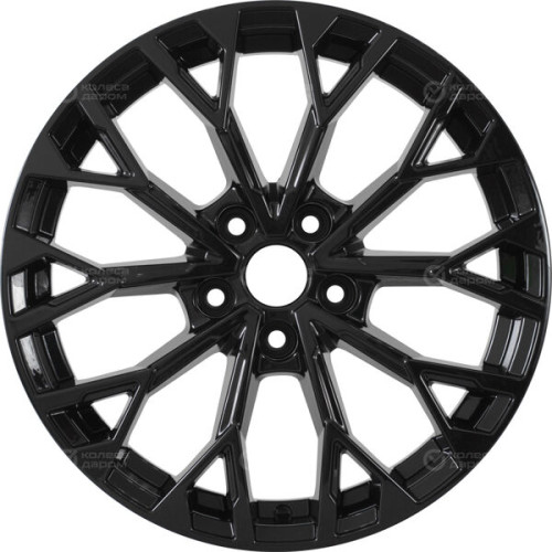 Колесный диск KHOMEN KHW1718 (Jac/Москвич 3) 7xR17 5x108 ET40 DIA54.1 черный глянцевый