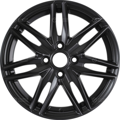 Колесный диск KDW KD1570 6xR15 4x100 ET37 DIA60.1 черный матовый