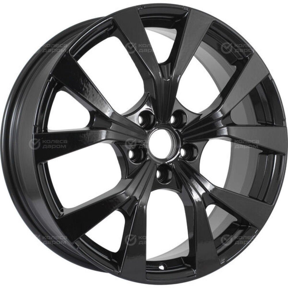 Колесный диск KHOMEN KHW1906 7xR19 5x114.3 ET45 DIA60.1 черный глянцевый