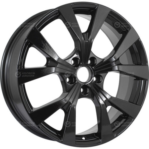 Колесный диск KHOMEN KHW1906 7xR19 5x114.3 ET45 DIA60.1 черный глянцевый
