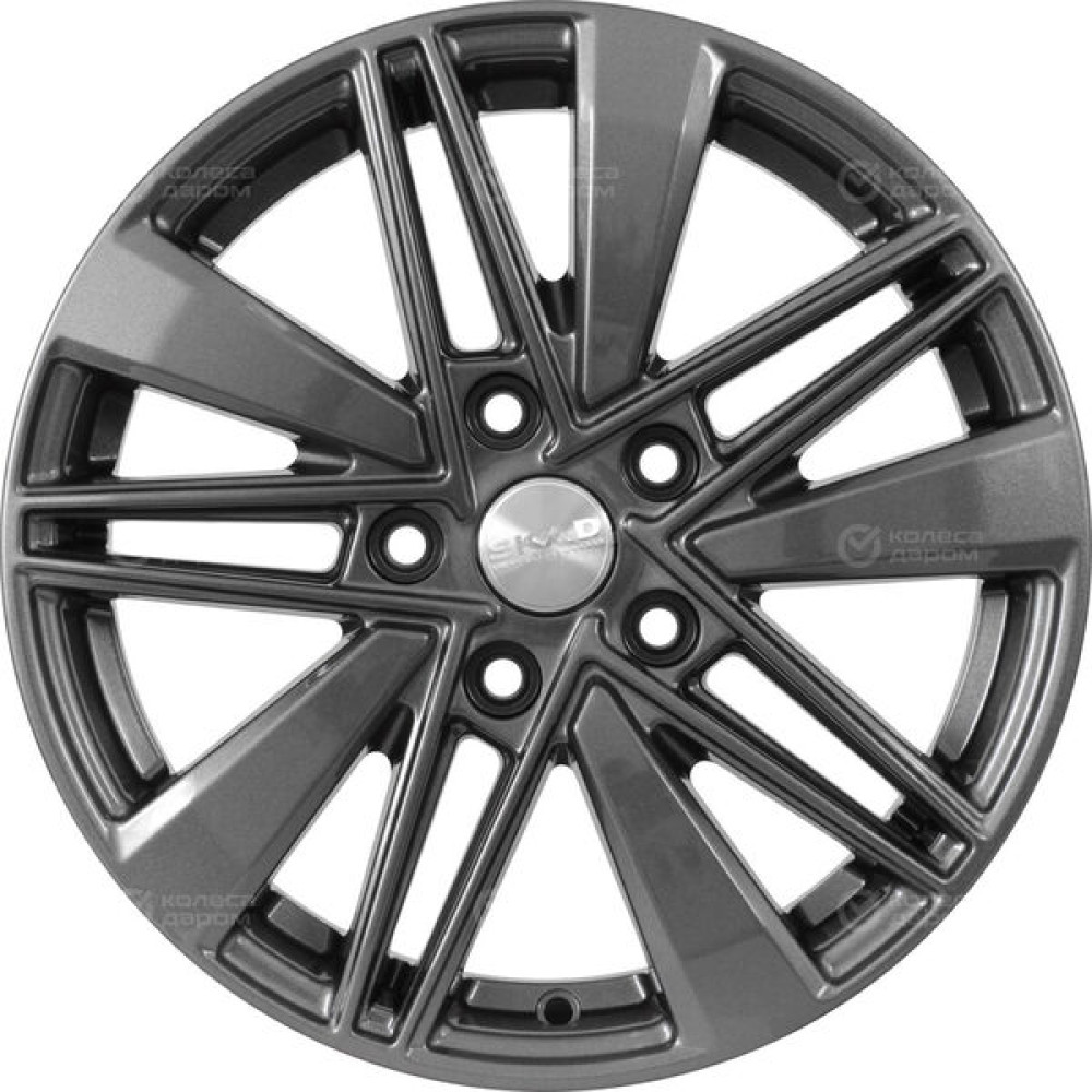 Колесный диск СКАД Тайто 6.5xR16 5x100 ET38 DIA57.1 темно-серый цвет с перламутровыми оттенками