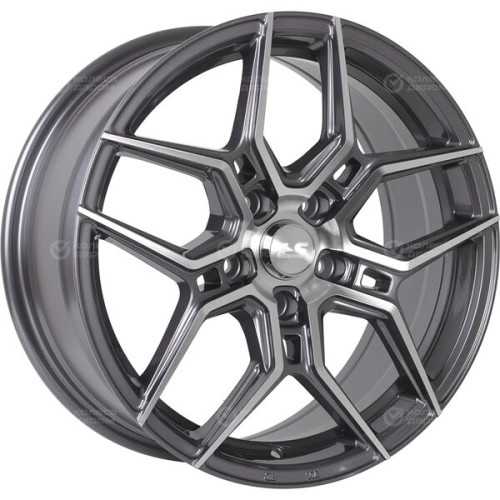 Колесный диск LS LS 1266 7.5xR17 5x114.3 ET40 DIA60.1 насыщенный темно-серый полностью полированный