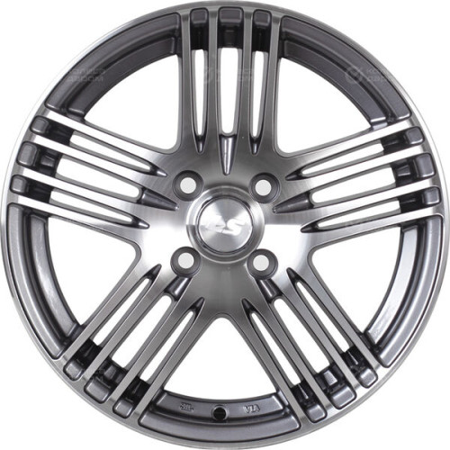 Колесный диск LS LS NG278 6xR15 4x98 ET35 DIA58.6 насыщенный темно-серый полностью полированный