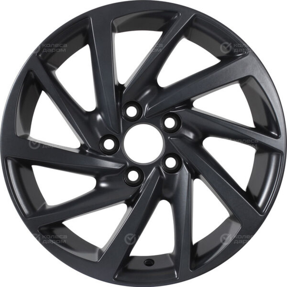 Колесный диск KDW KD1530 6xR15 4x100 ET46 DIA54.1 черный матовый