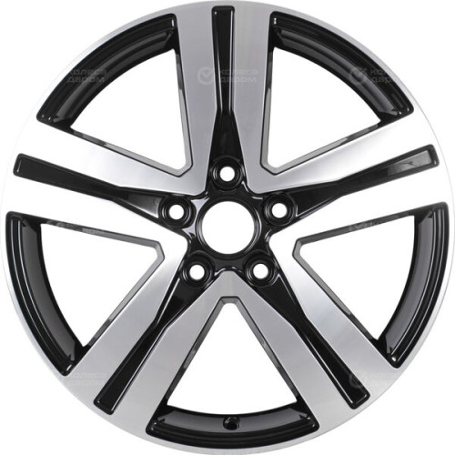 Колесный диск iFree Rebel 7xR17 5x114.3 ET50 DIA67.1 чёрный глянцевый с полированной лицевой частью