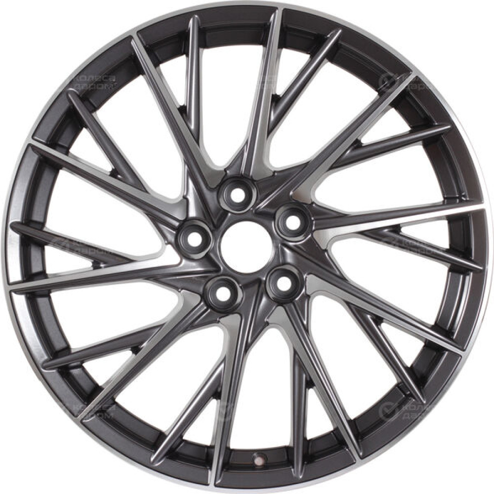 Колесный диск Replay LX154 8xR19 5x114.3 ET45 DIA60.1 насыщенный темно-серый полностью полированный