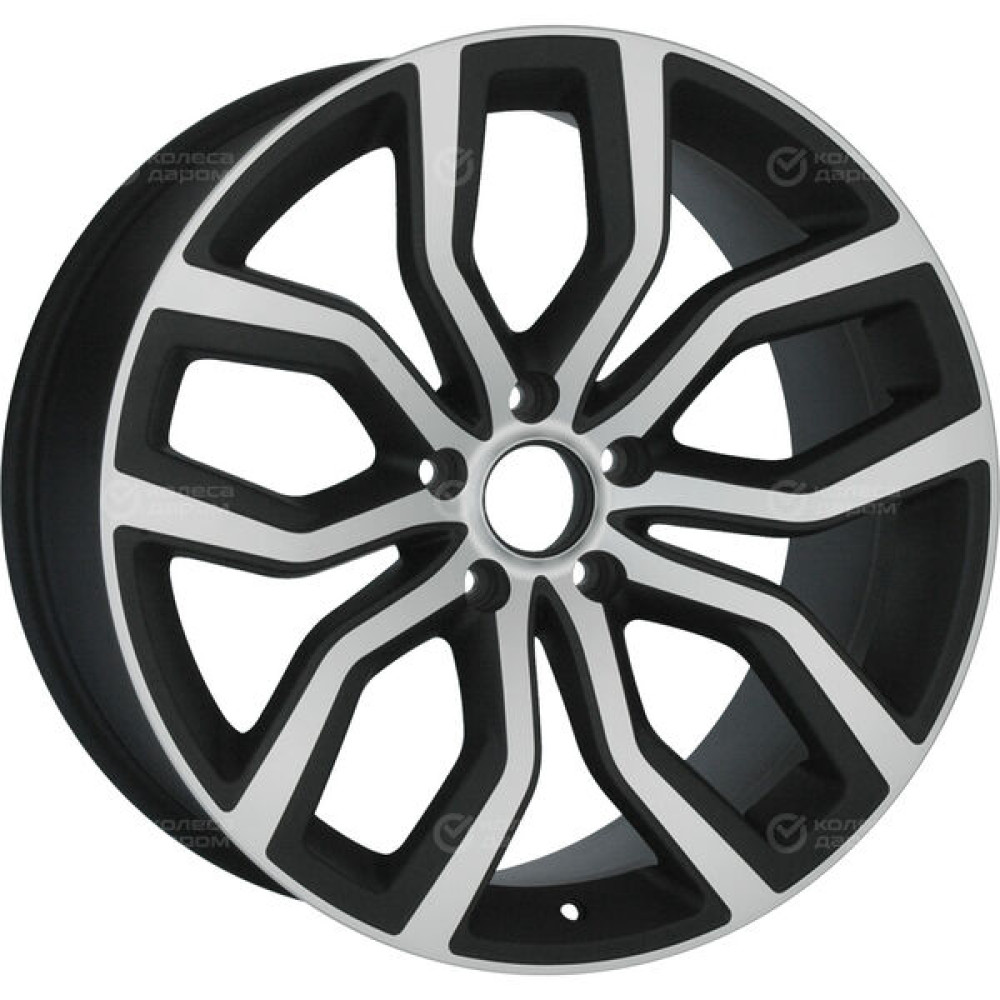 Колесный диск Replay B110 11xR20 5x120 ET37 DIA74.1 черный матовый полностью полированный