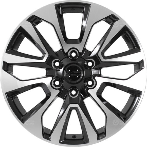 Колесный диск Replay TY447 7.5xR19 6x139.7 ET25 DIA106.1 черный полностью полированный