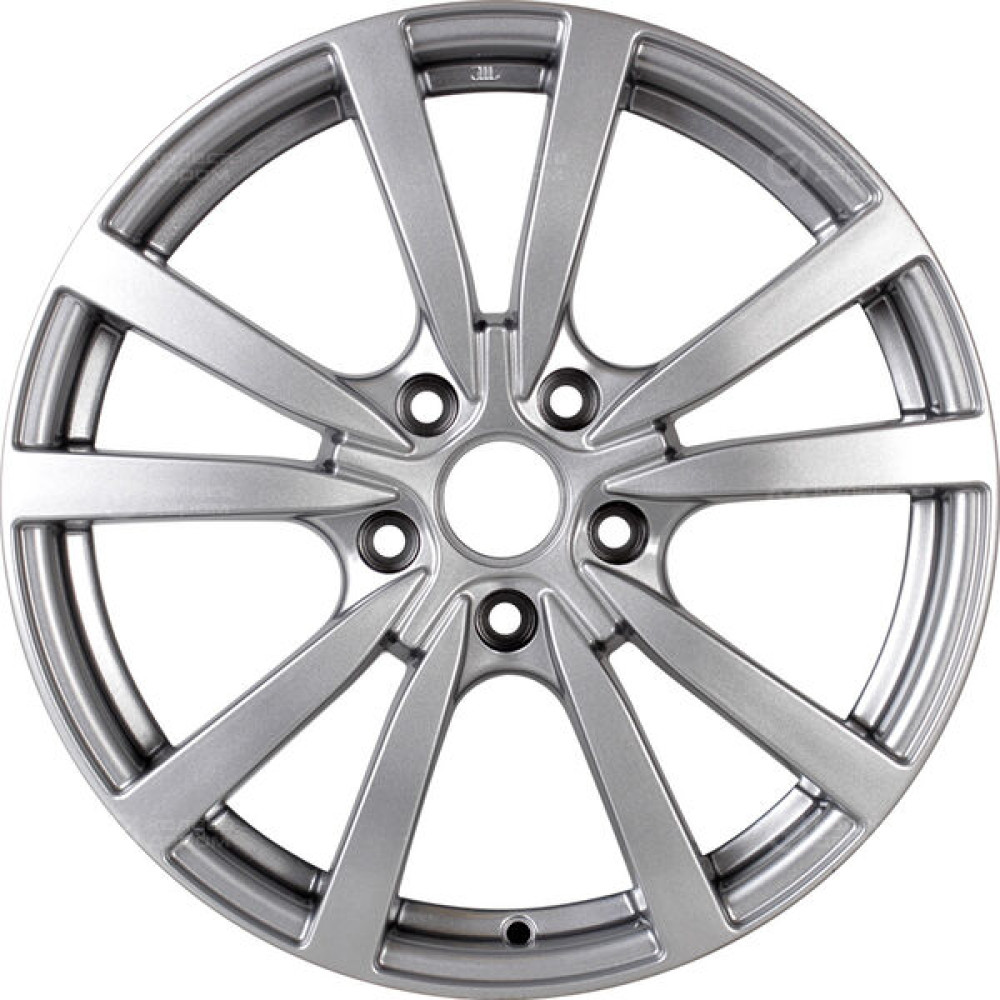 Колесный диск Carwel Гранд 107 7xR17 5x110 ET46 DIA63.35 темно-серебристый