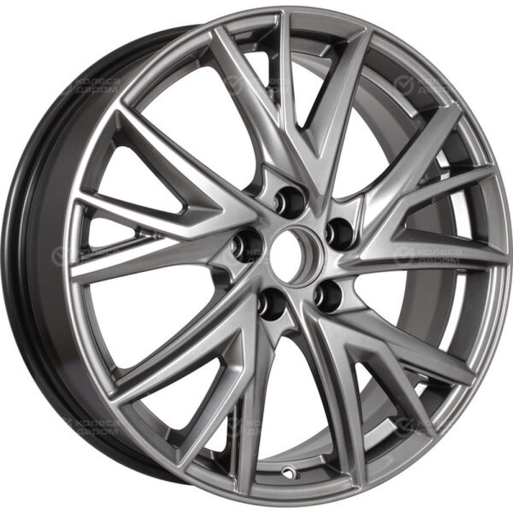 Колесный диск КиК Кайлас 6.5xR18 5x112 ET43 DIA57.1 темно-серебристый