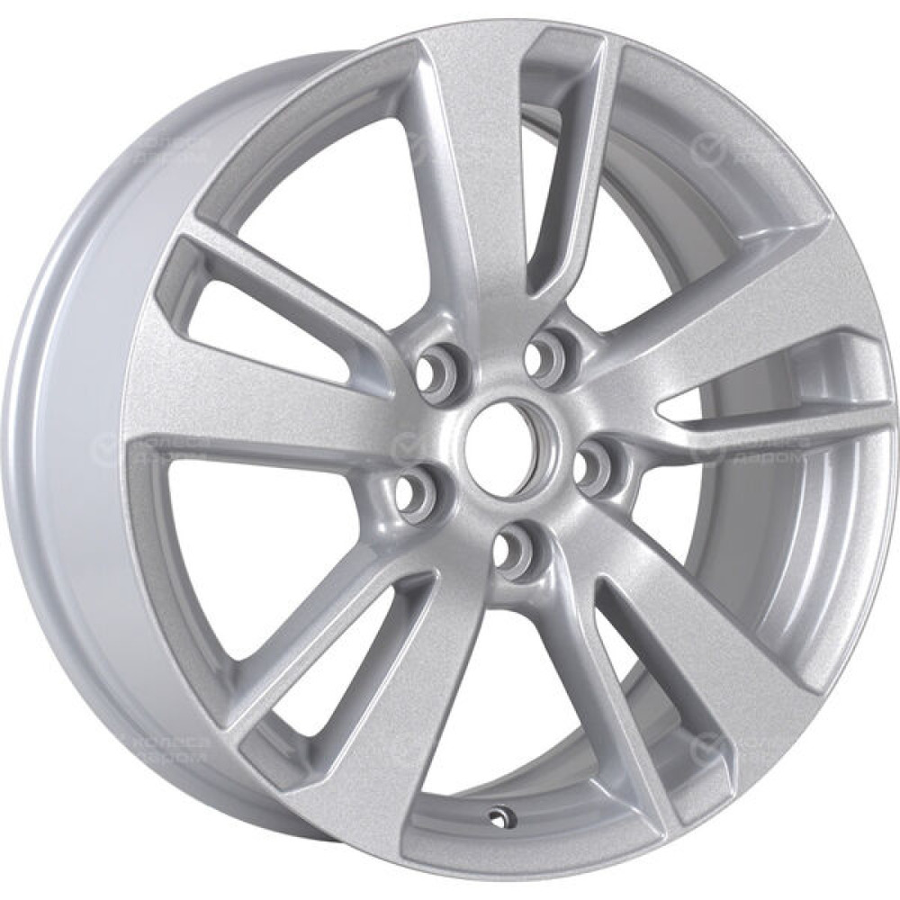 Колесный диск Carwel Чага 1704 7xR17 5x114.3 ET39 DIA60.1 серебристый