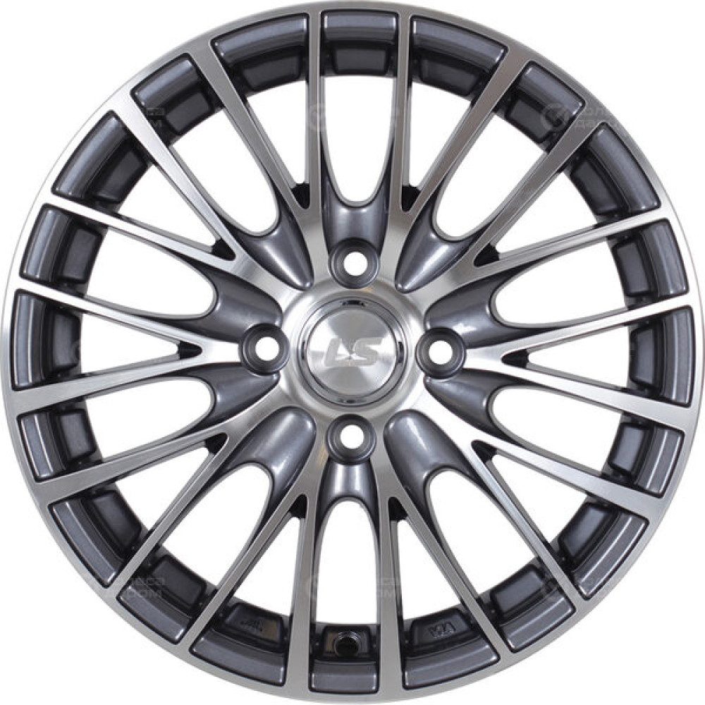 Колесный диск LS LS 768 6xR14 4x100 ET40 DIA73.1 насыщенный темно-серый полностью полированный