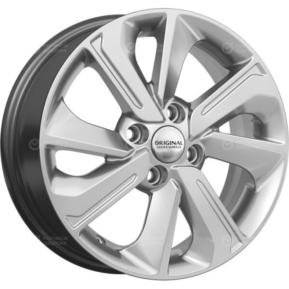 Колесный диск СКАД KL-319 6xR15 4x100 ET46 DIA54.1 серебристый