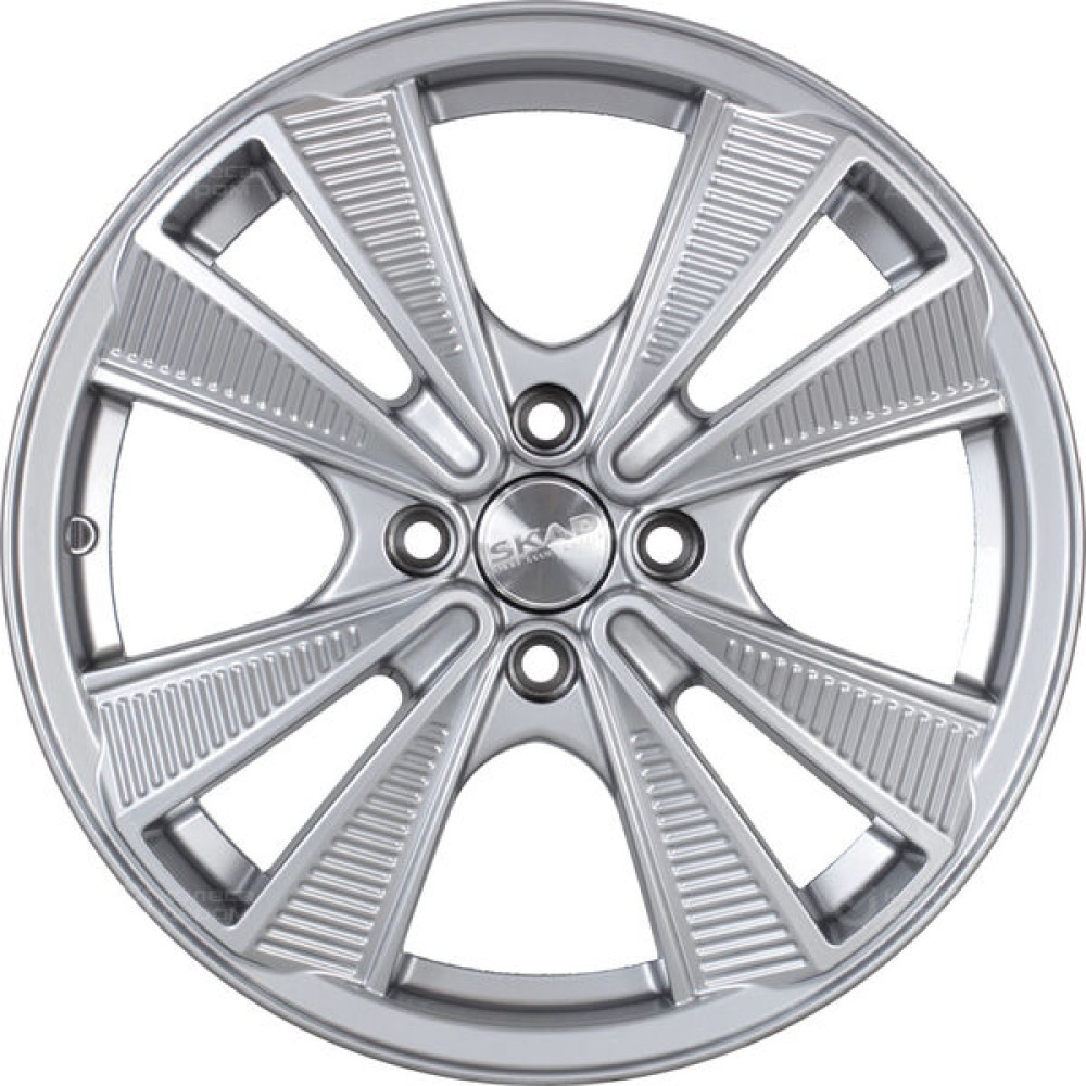 Колесный диск СКАД Эко 6xR16 4x100 ET45 DIA67.1 серебристый