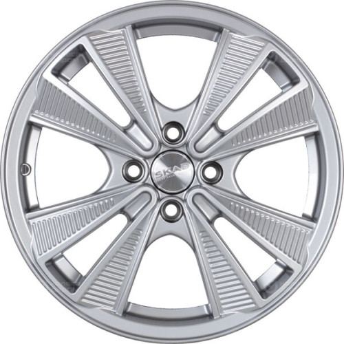 Колесный диск СКАД Эко 6xR16 4x100 ET45 DIA67.1 серебристый