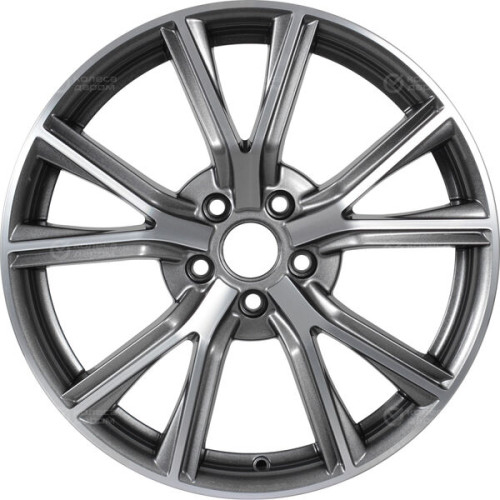 Колесный диск X-trike X122 7.5xR18 5x114.3 ET50 DIA67.1 темно-серебристый с полированной лицевой частью