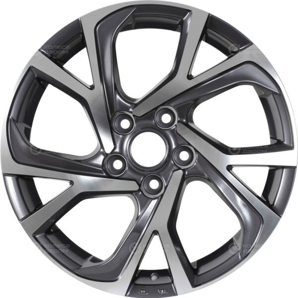 Колесный диск Replay LX168 7xR17 5x114.3 ET35 DIA60.1 насыщенный темно-серый полностью полированный