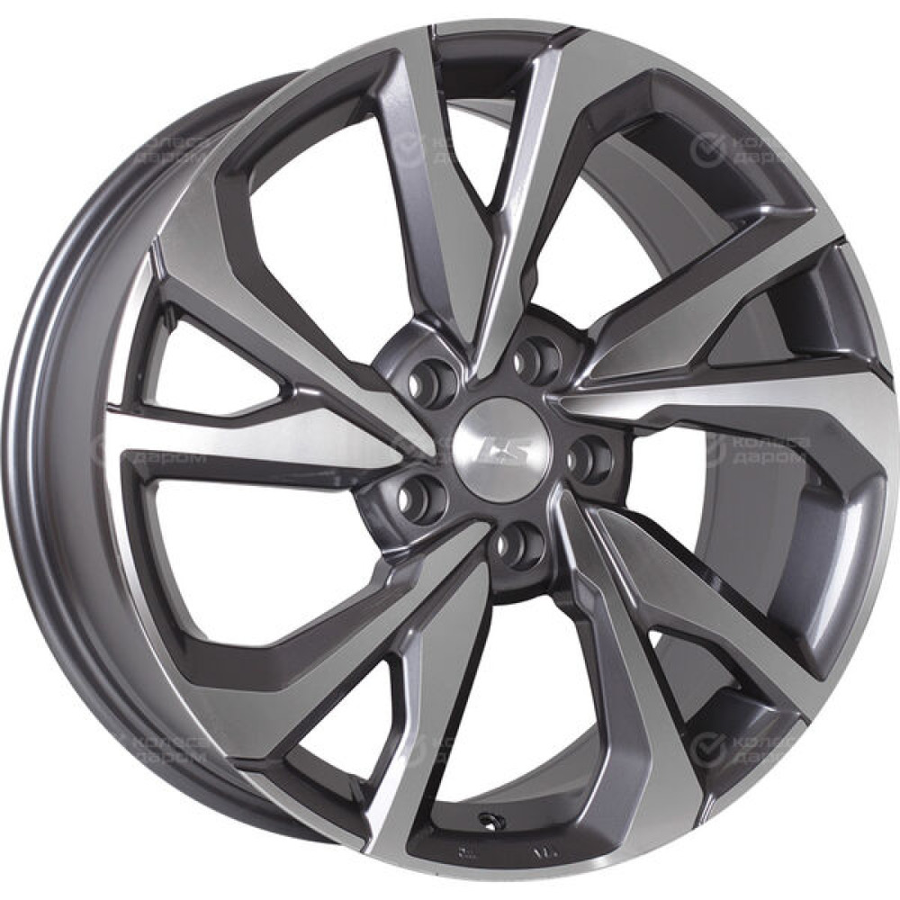 Колесный диск LS LS 920 8xR18 5x114.3 ET40 DIA73.1 насыщенный темно-серый полностью полированный