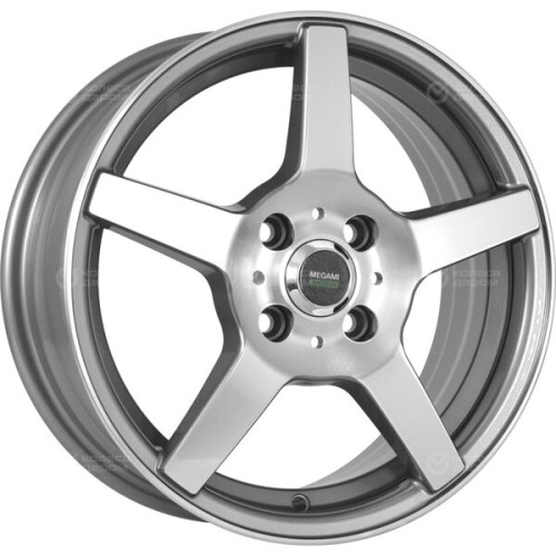 Колесный диск Megami AF07 6xR15 4x100 ET50 DIA60.1 насыщенный темно-серый полностью полированный