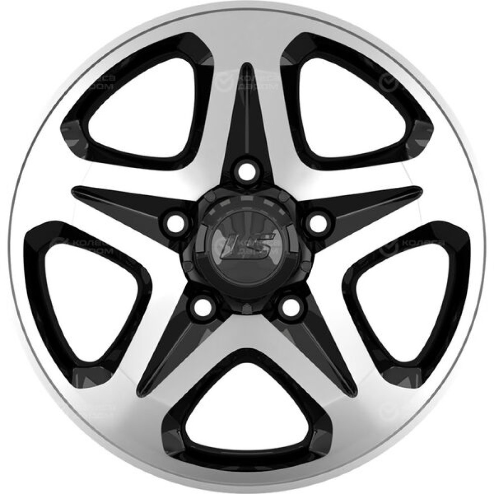 Колесный диск LS LS 774 7xR16 5x139.7 ET5 DIA108.5 черный полностью полированный