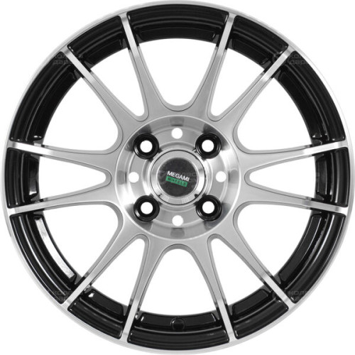 Колесный диск Megami MGM-3 6xR15 4x100 ET46 DIA54.1 черный полностью полированный
