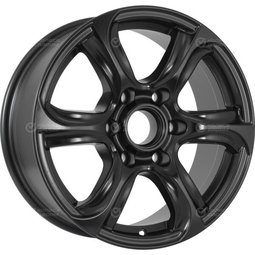 Колесный диск СКАД Скала 7.5xR17 6x139.7 ET30 DIA67.1 черный матовый