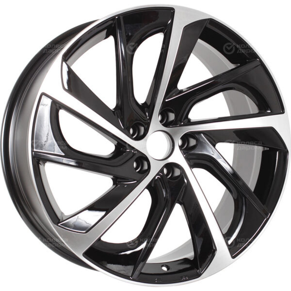 Колесный диск Replay LX104 8xR18 5x114.3 ET30 DIA60.1 черный полностью полированный