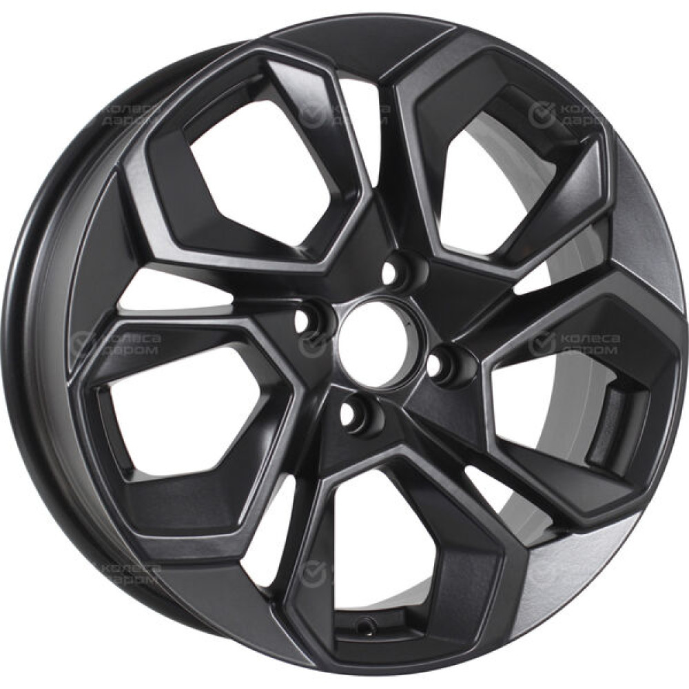 Колесный диск KDW KD1620 6.5xR16 5x112 ET45 DIA57.1 черный матовый