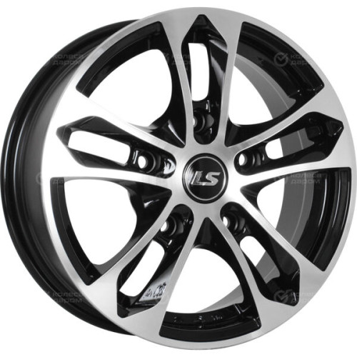 Колесный диск LS LS 197 6xR15 5x139.7 ET40 DIA98.5 черный полностью полированный