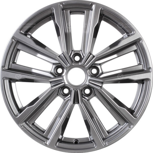 Колесный диск КиК Лацио 7.5xR17 5x114.3 ET45 DIA67.1 темно-серебристый