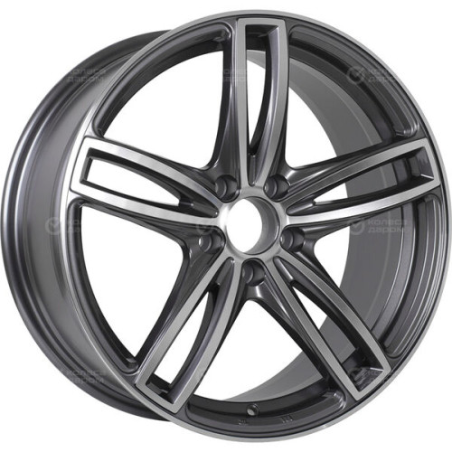 Колесный диск Replay B214 8xR18 5x112 ET30 DIA66.6 насыщенный темно-серый полностью полированный