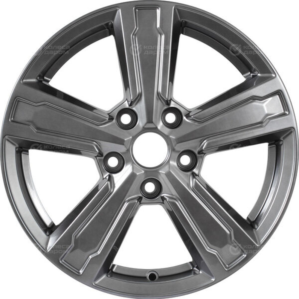 Колесный диск КиК Оклахома 6.5xR16 5x108 ET50 DIA63.35 темно-серебристый