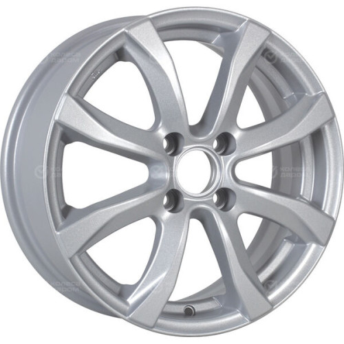 Колесный диск Carwel Омикрон 110 6xR15 4x100 ET35 DIA67.1 серебристый