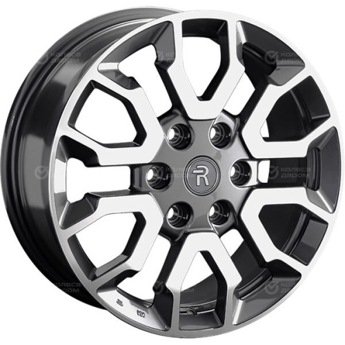 Колесный диск Replay LX242 7.5xR18 6x139.7 ET55 DIA95.1 насыщенный темно-серый полностью полированный