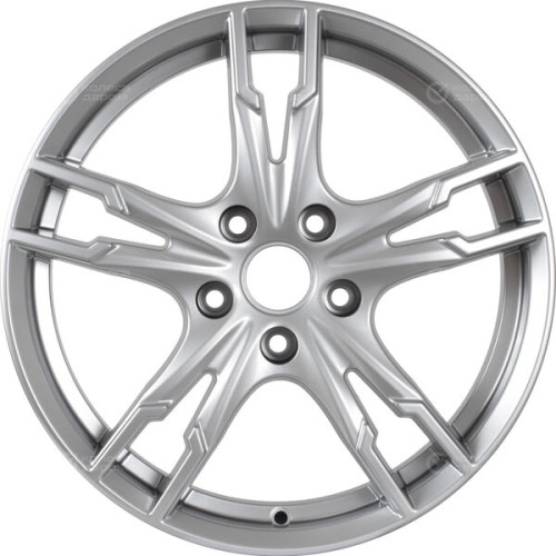 Колесный диск КиК Солар 7xR17 5x114.3 ET50 DIA67.1 глянцевый серебристый
