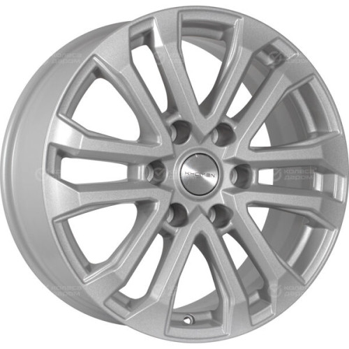 Колесный диск KHOMEN KHW1805 (18_ZV Toyota LC Prado) 7.5xR18 6x139.7 ET25 DIA106.1 серебристый
