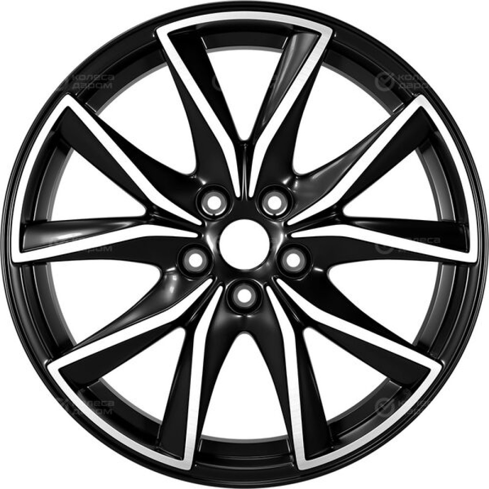 Колесный диск Replay A183 7xR19 5x112 ET34 DIA66.6 черный полностью полированный