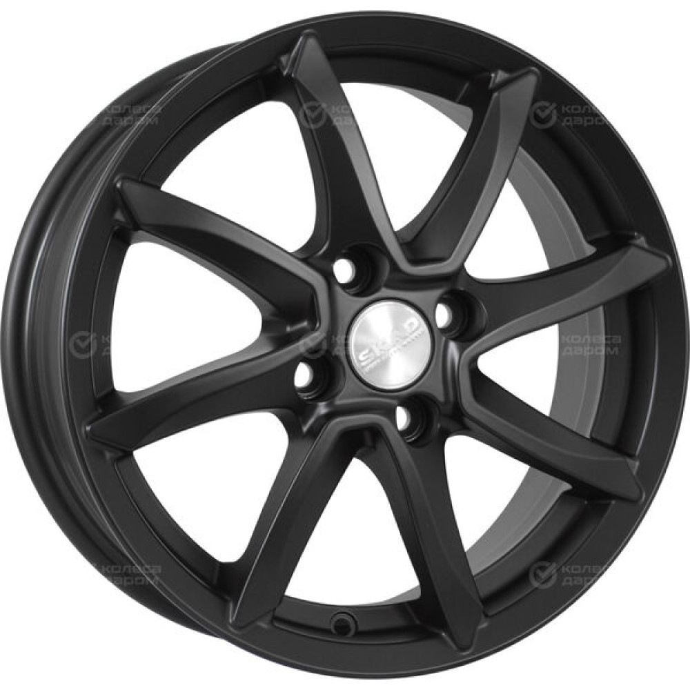 Колесный диск СКАД Осака 6xR15 4x100 ET50 DIA60.1 черный матовый