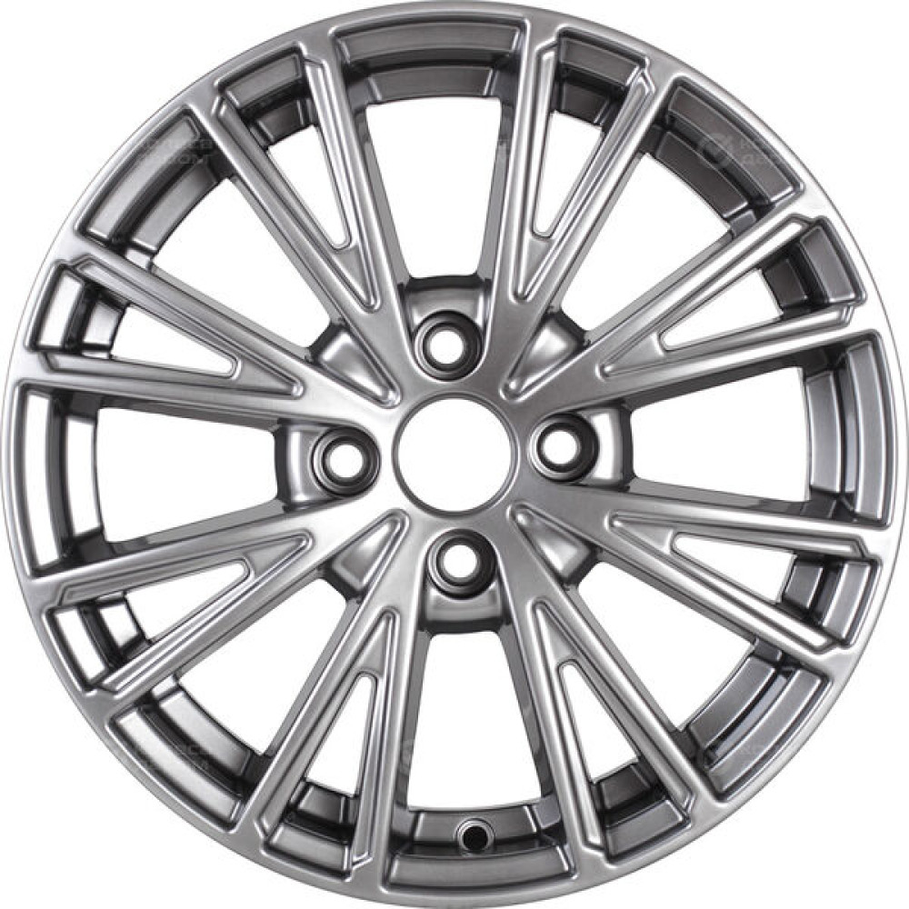 Колесный диск КиК Меандр-оригинал 6xR16 4x100 ET37 DIA60.1 темно-серебристый