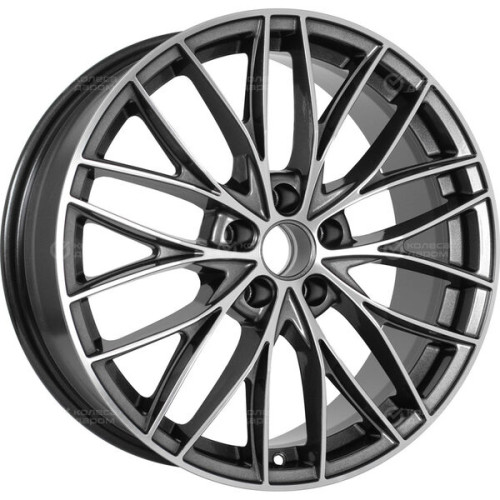 Колесный диск X-trike X130 7.5xR18 5x108 ET33 DIA60.1 темно-серебристый с полированной лицевой частью