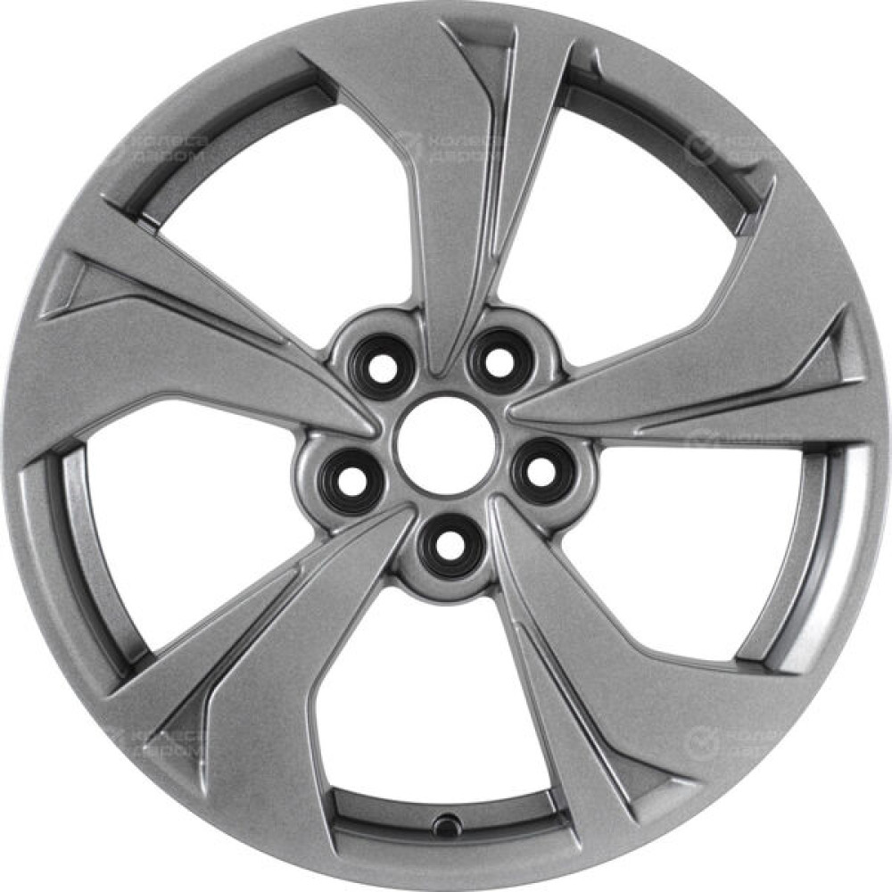 Колесный диск KHOMEN KHW1724 (Qashqai) 7xR17 5x114.3 ET40 DIA66.1 насыщенный темно-серый