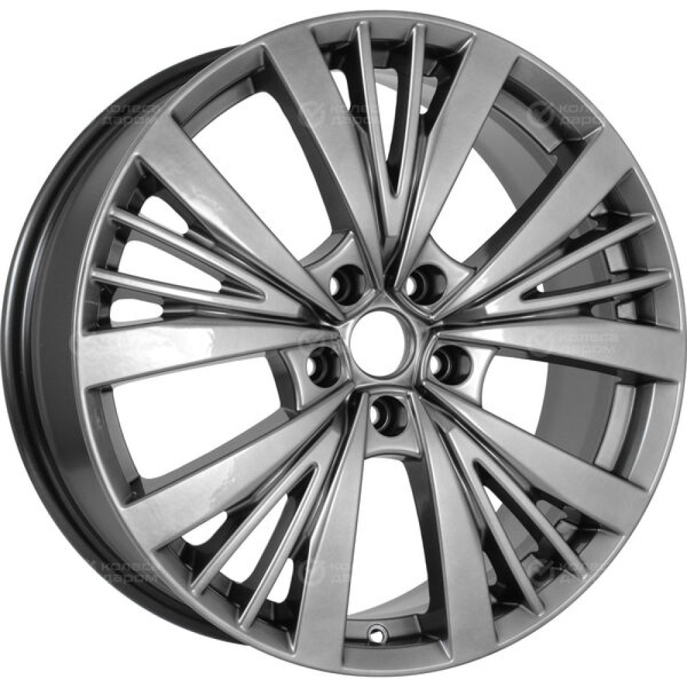 Колесный диск КиК Марвел 7.5xR19 5x114.3 ET34 DIA66.6 темно-серебристый