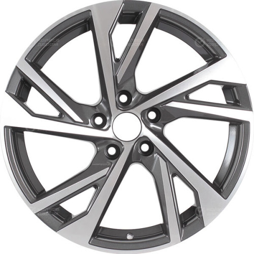 Колесный диск Replay LX192 8xR18 5x114.3 ET30 DIA60.1 темно-серый матовый ,частично полированный