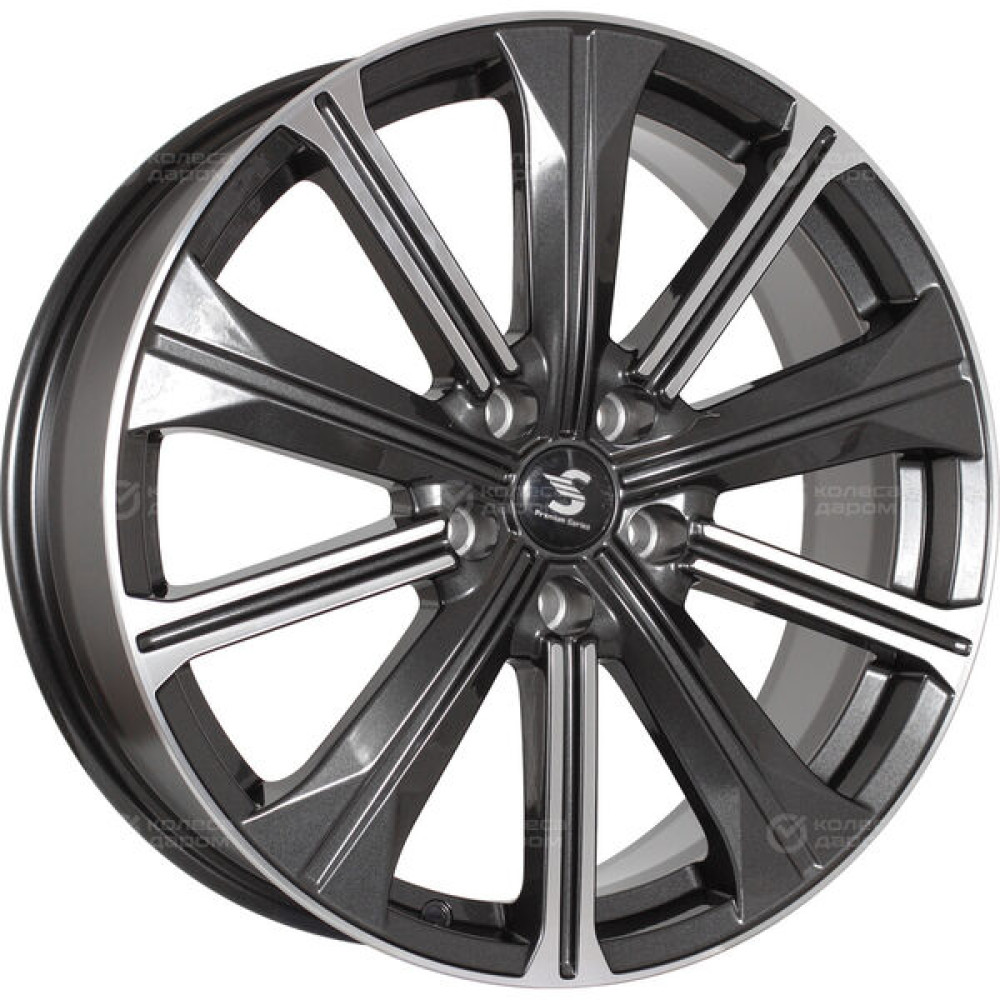 Колесный диск СКАД Premium Series КР013 (19_EXEED TXL) 7xR19 5x108 ET36 DIA65.1 (уценка) серый глянцевый с полированной лицевой частью