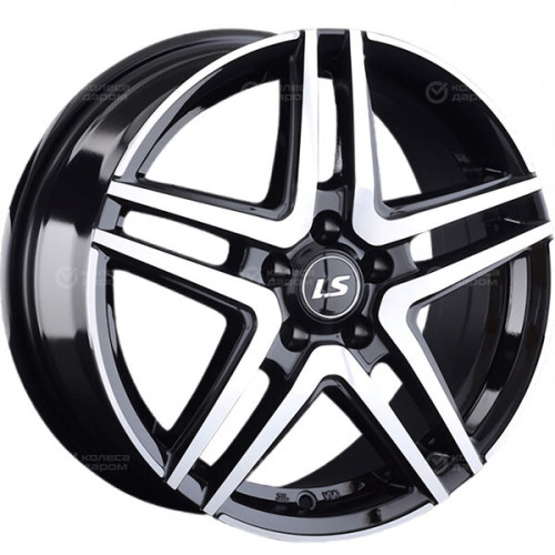 Колесный диск LS LS 420 6.5xR16 5x100 ET38 DIA57.1 черный полностью полированный