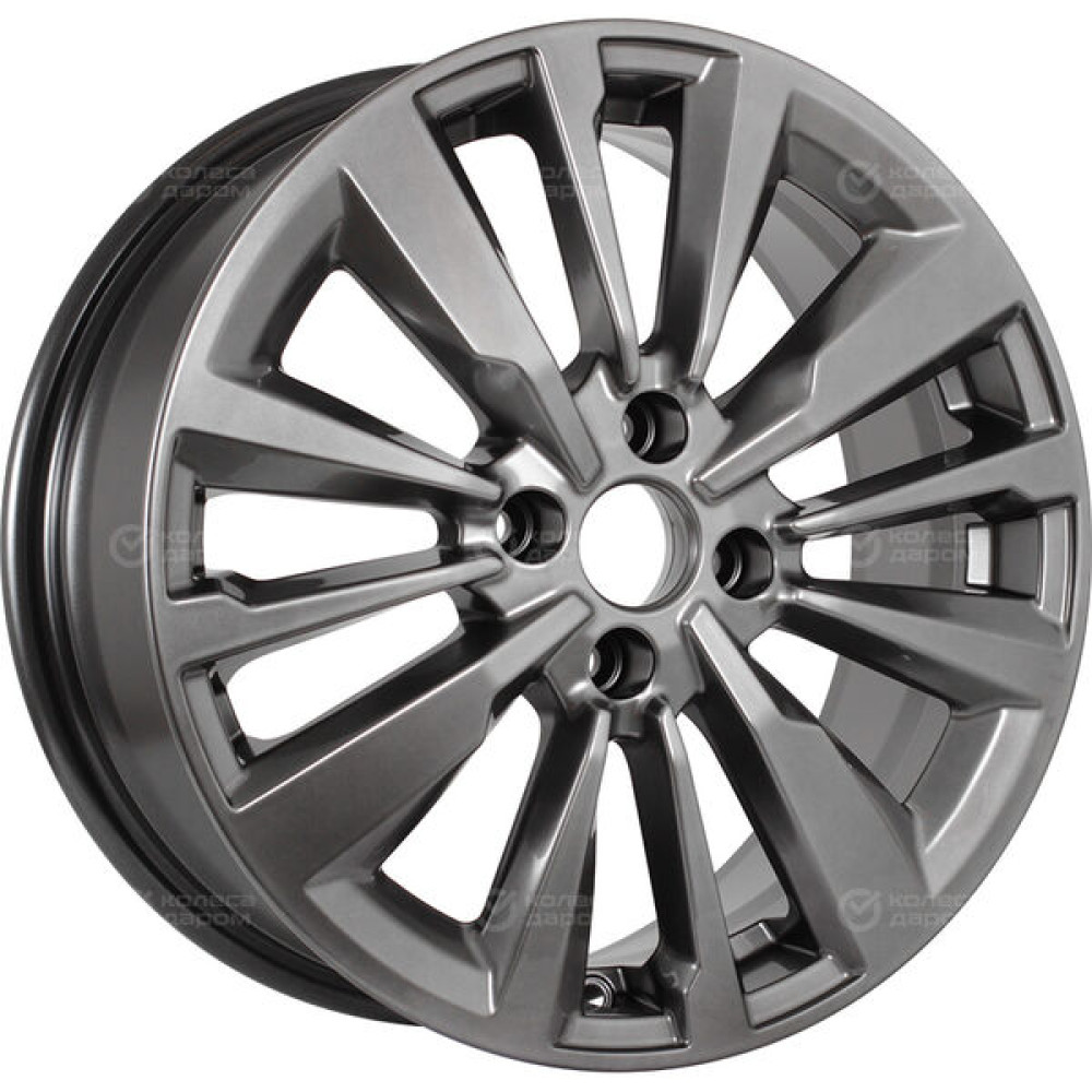 Колесный диск КиК Эрман 6.5xR16 4x100 ET49 DIA54.1 темно-серебристый